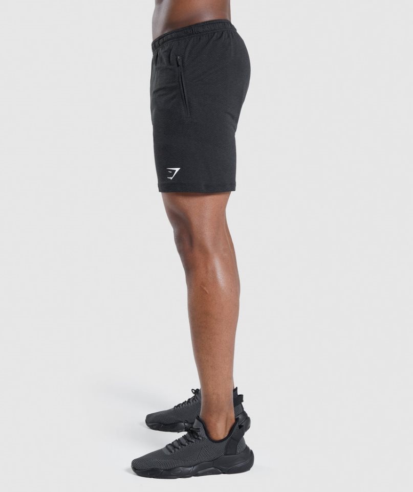 Men's Gymshark Vital Light Shorts Black | CA 1A78D0